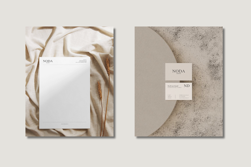 Visitekaartjes en briefpapier ontwerp