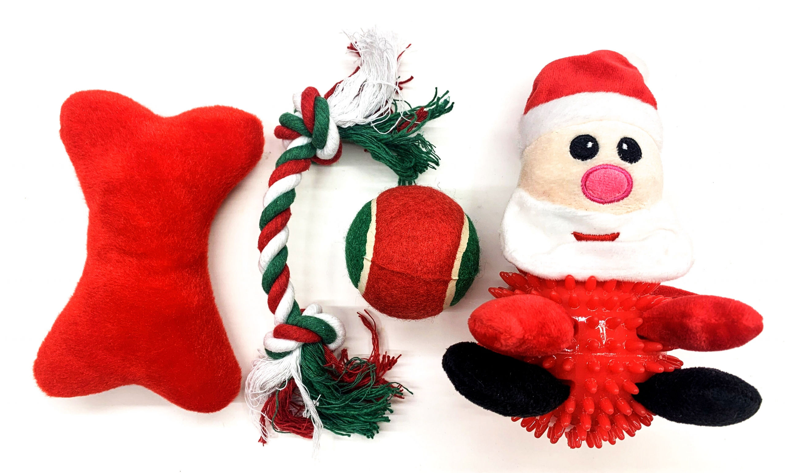 Pet Christmas Gift Pack - 4-Piece Set for Holiday Joy