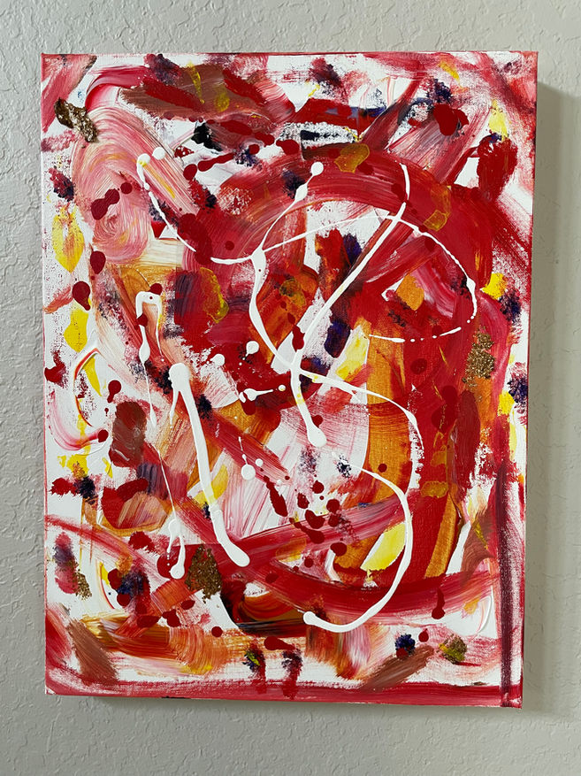 West - June 2021 - Acrylic on canvas 24 x 36 - Naples, FL copyright 2021 Jim Aylward - $3