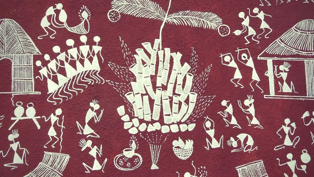 warli, painting, tribal art, indigenous culture, Maharashtra, India