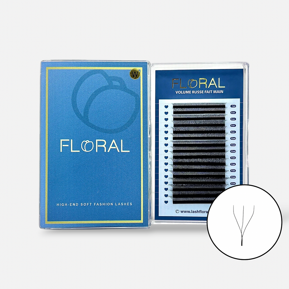 Volume Brésilien W 3D - Extensions de cils Haut de Gamme (16 Lignes)