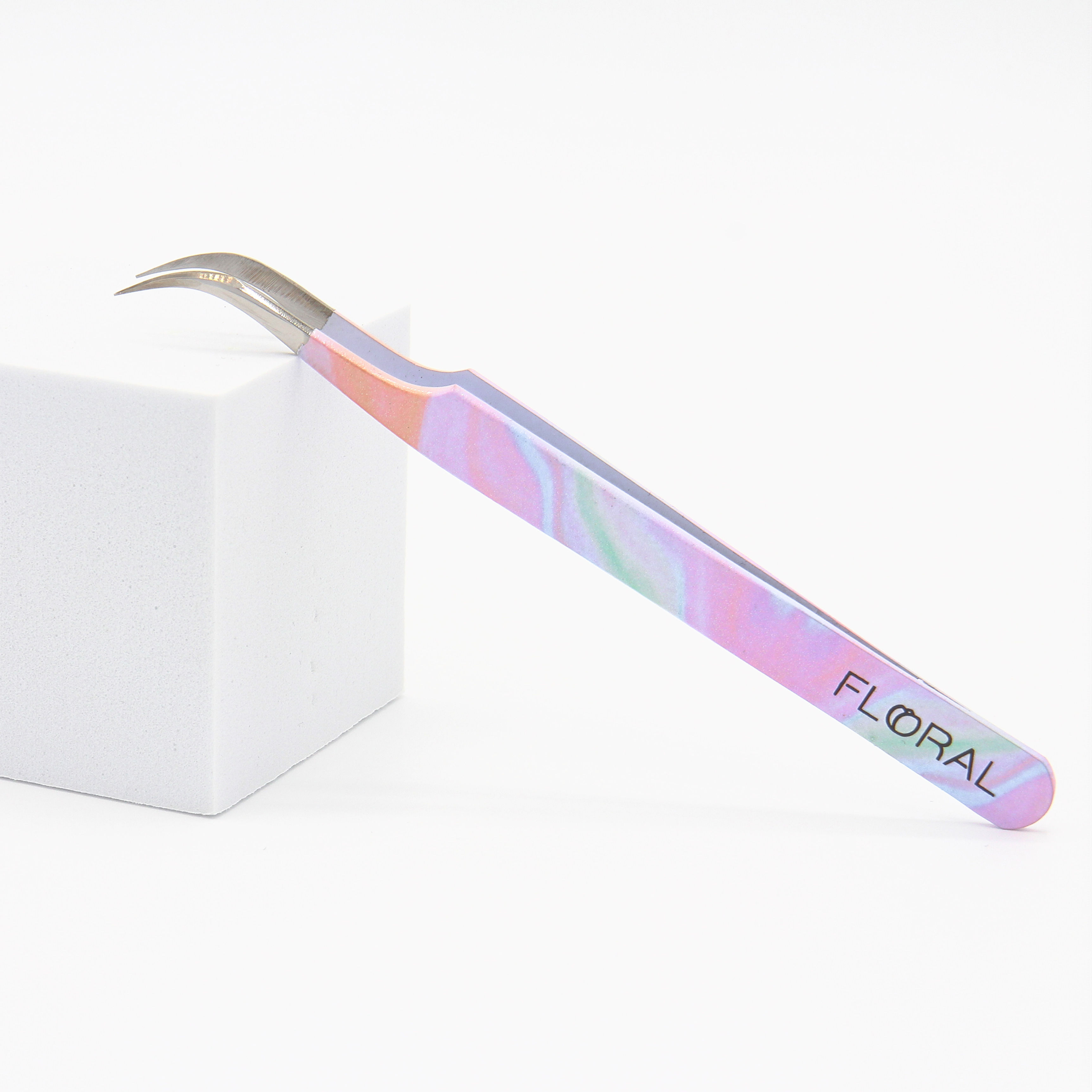 PINCE COURBEE CIL A CIL FLORAL RAINBOW