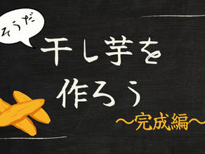 干し芋を作ろう～完成編～