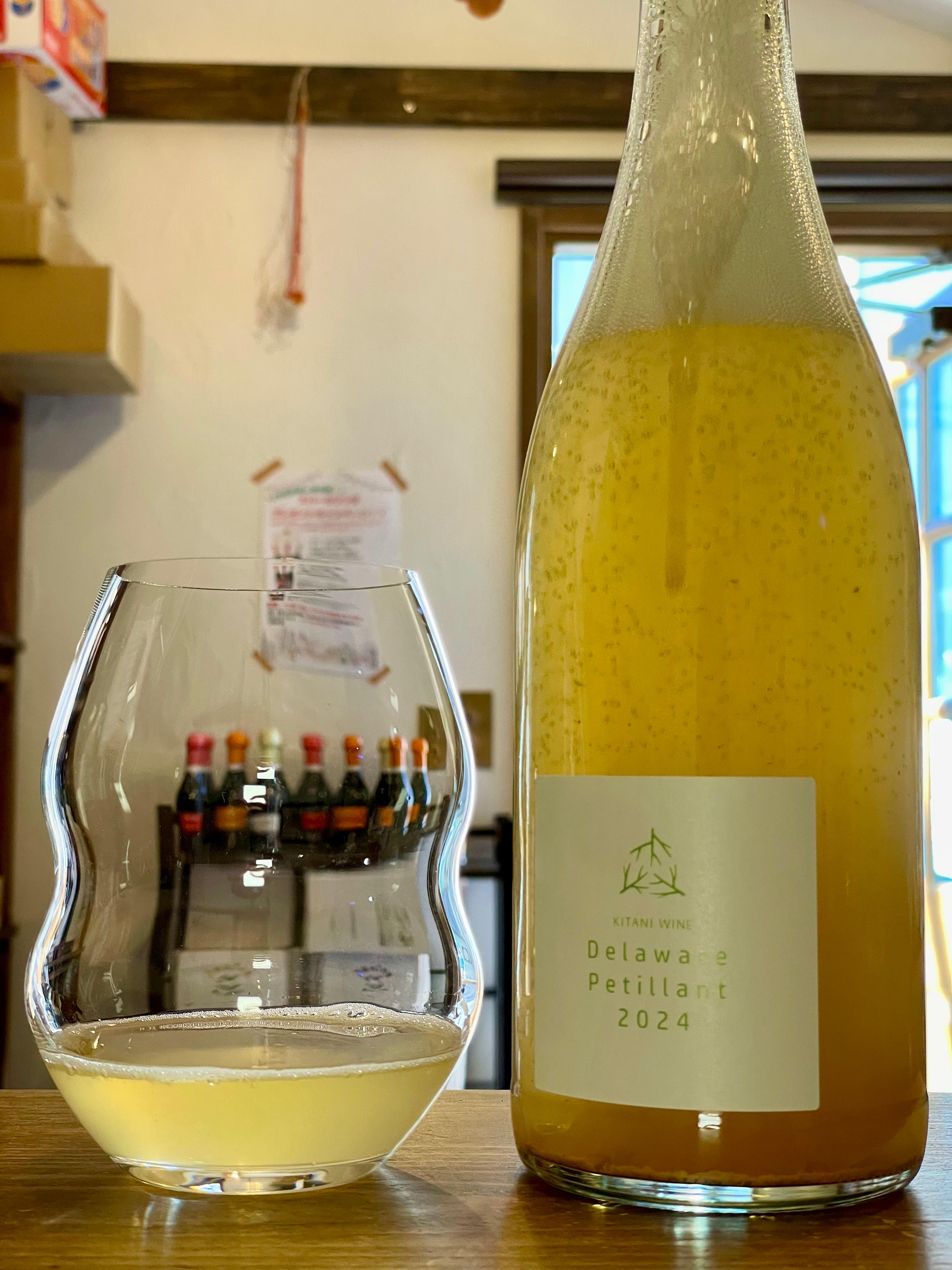 木谷ワイン　デラウェア・ペティヤン 2024
