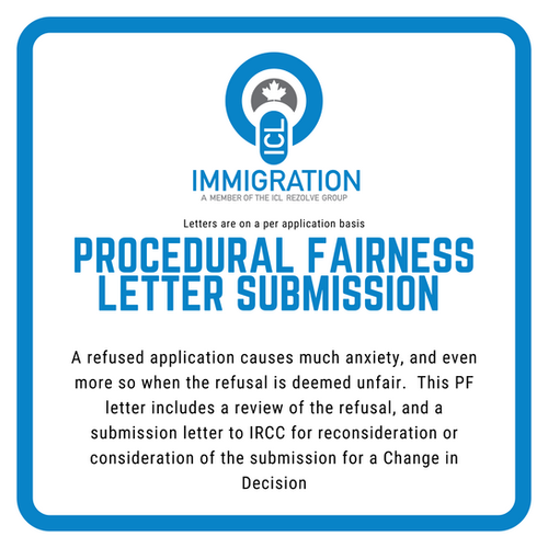 Procedural Fairness Letter - Compilation/Submission | icl-immigration