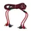 Thumbnail: 100% OFC ULTRA FLEX 2-CH RCA W. 90 DEGREE ENDS, DUAL TWIST WIRE, RED BRAIDED JKT
