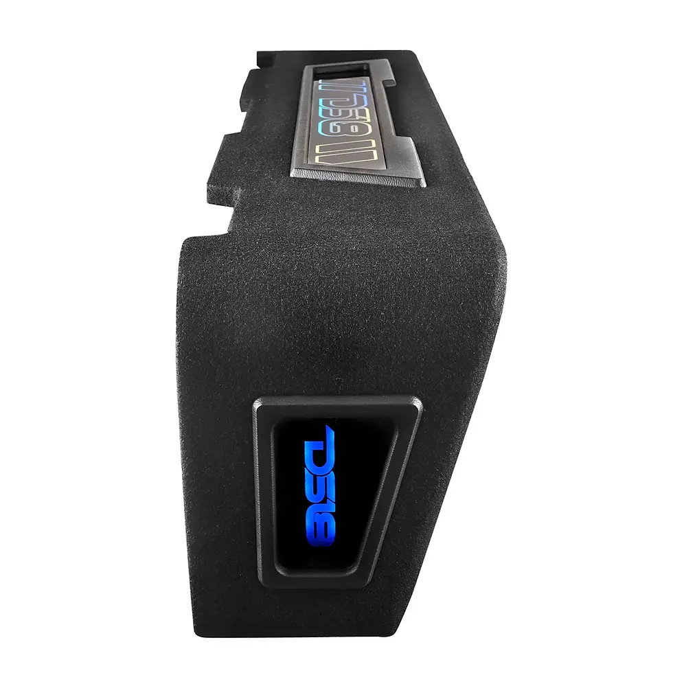 Thumbnail: 22+ CHVY SILVERADO DOWN FIRING SUBWOOFER ENCL. W/ DREAM LED LIGHTS AMP/WRNG KIT