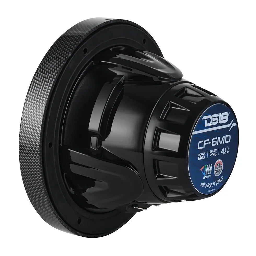 Thumbnail: 6" MARINE 2-WAY HYBRID SPKR W/ RGB LED COMPRESSION DRVR &amp; NEO MAGNE