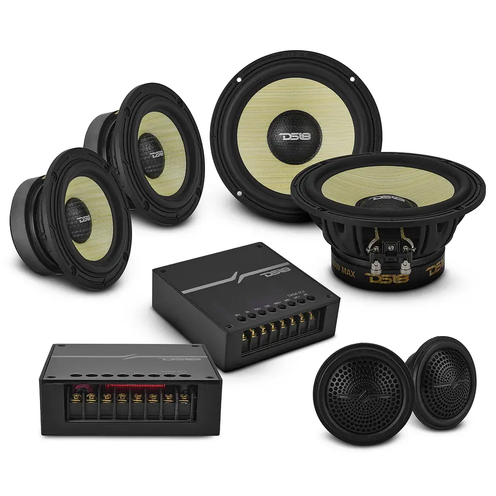 Thumbnail: COAXIAL SPEAKER WITH YELLOW STRAW + COMPOSITE FOAM CONE 4-OHM