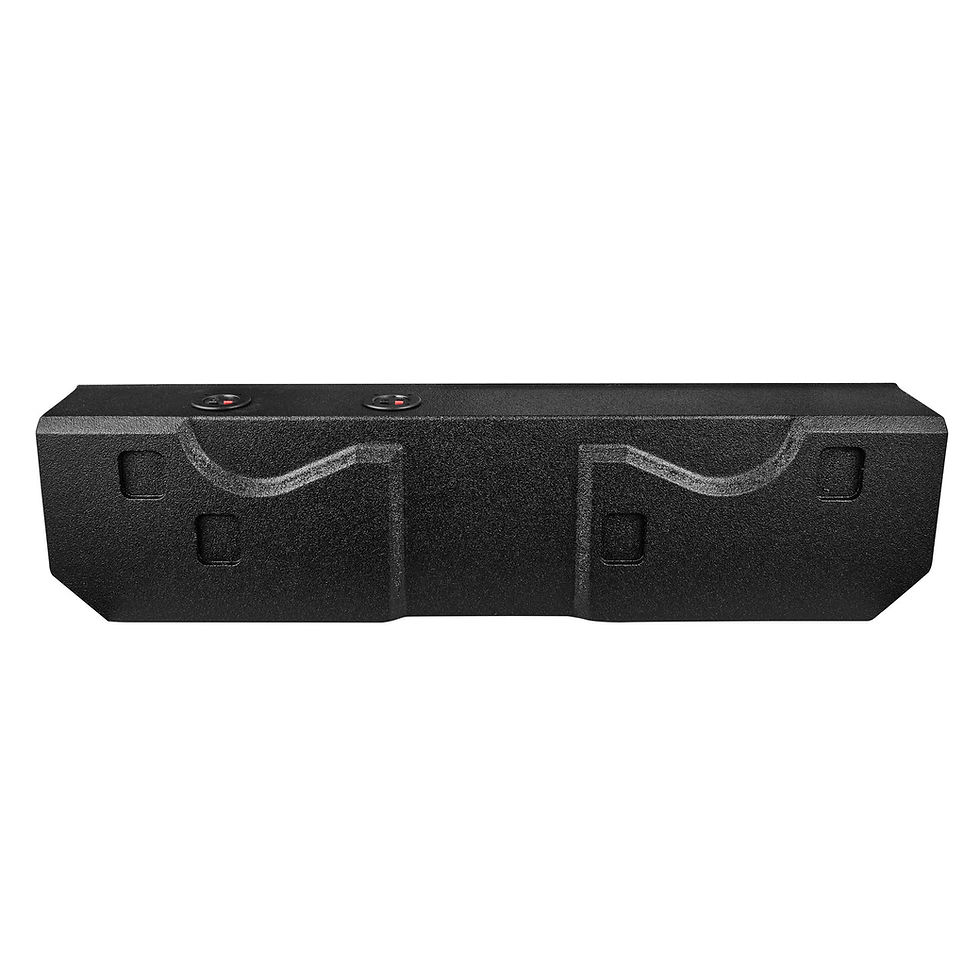 Thumbnail: 2018-2024 JEEP GLADIATOR DUAL 8" PORTED SUBWOOFER ENCLOSURE