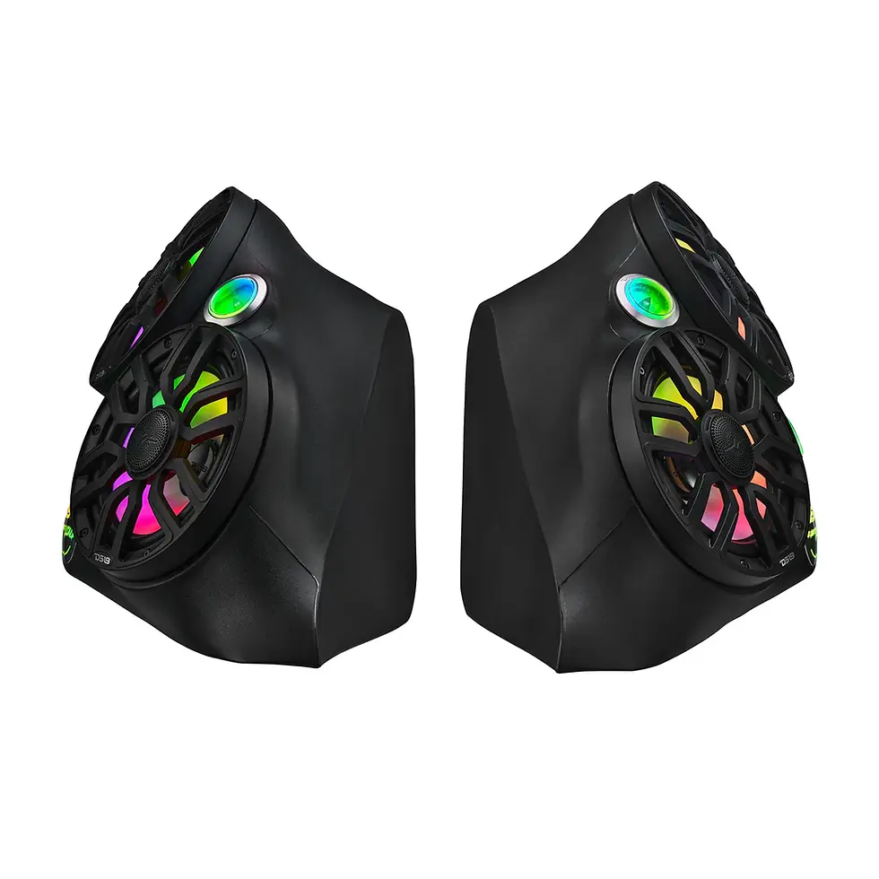 Thumbnail: POLARIS SLINGSHOT FRONT FENDER DUAL 8" SPEAKER PODS W/ DIGITAL LED LIGHTING