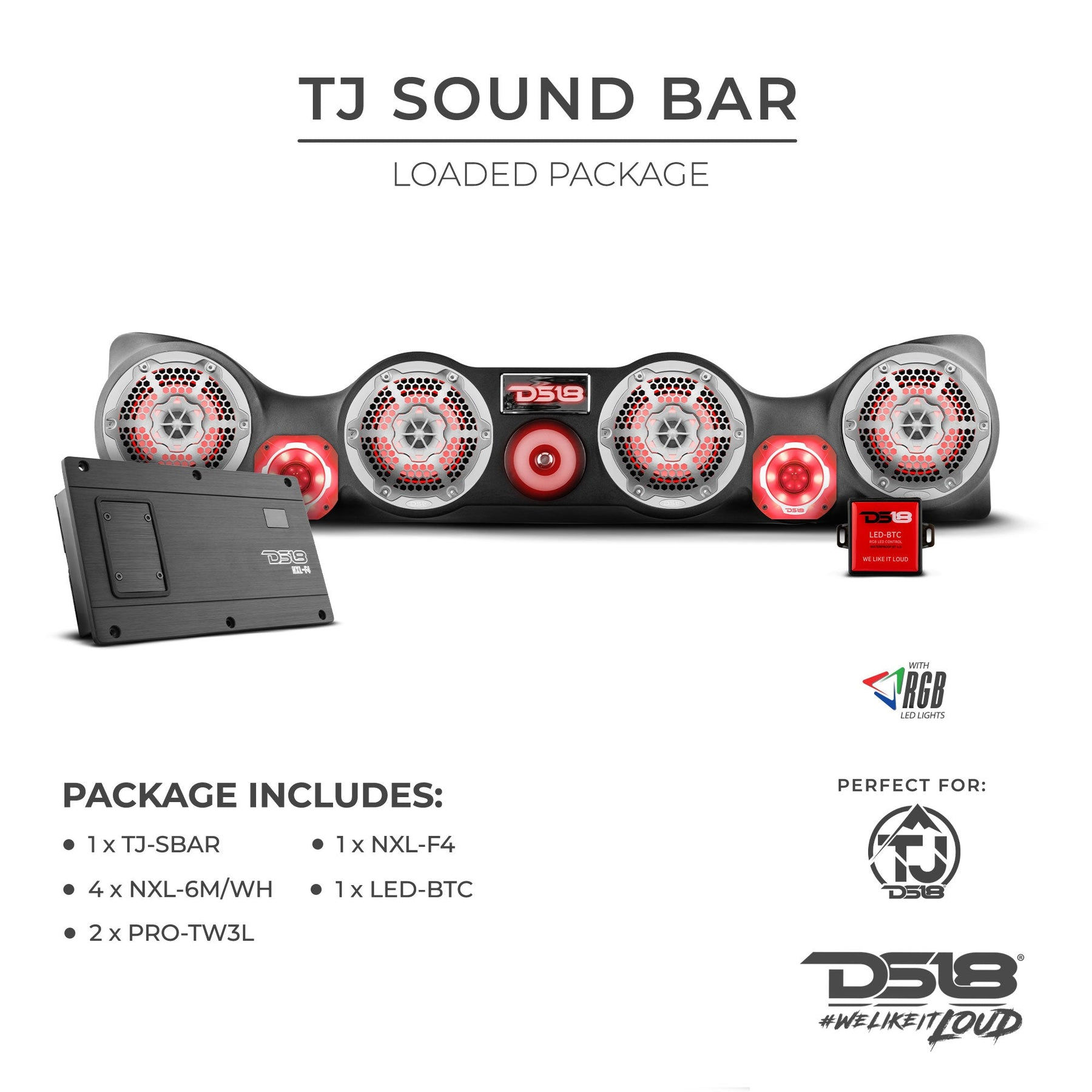 JEEP TJ SOUND BAR LOADED PACKAGE