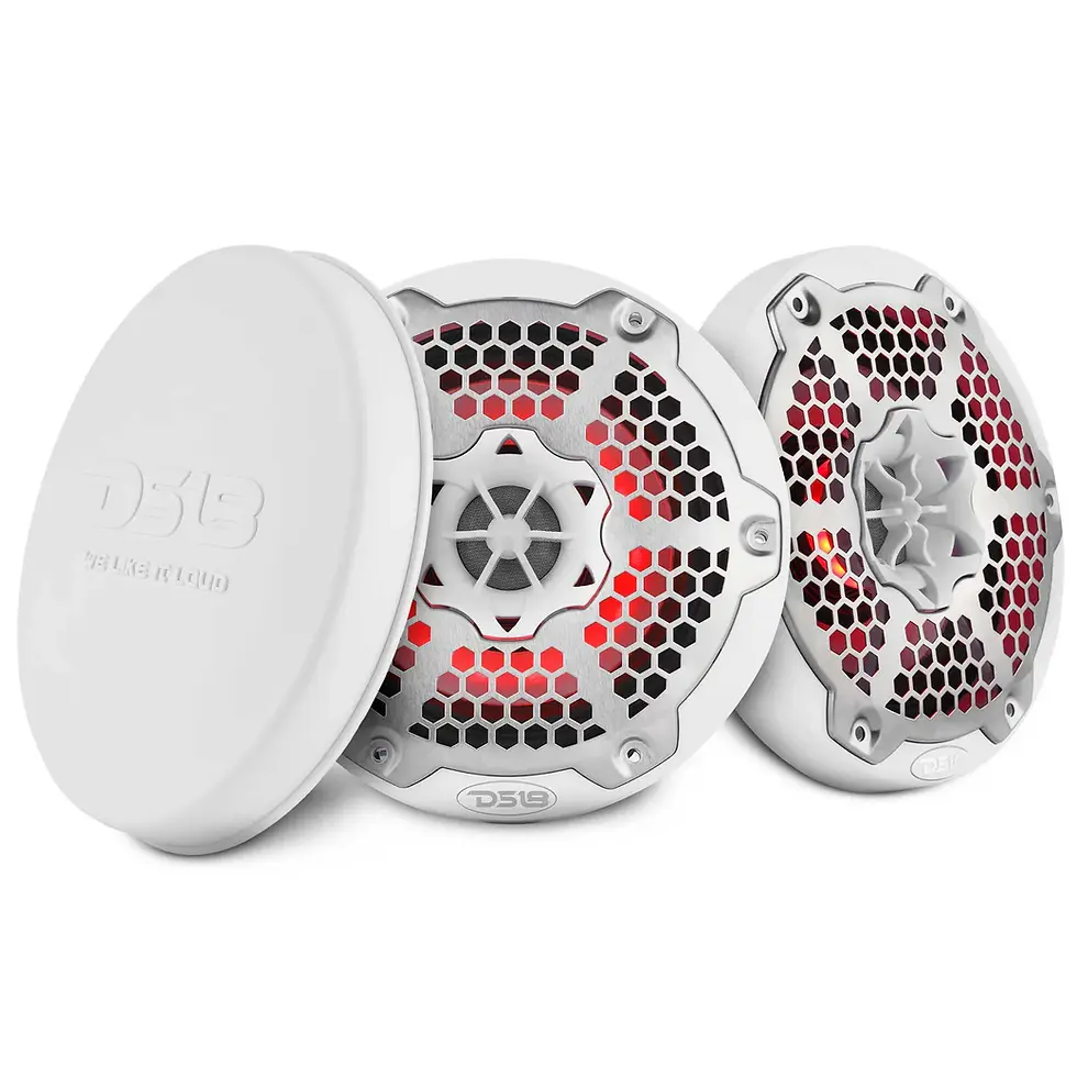 Thumbnail: 6" MARINE 2-WAY HYBRID SPKR W/ RGB LED COMPRESSION DRVR &amp; NEO MAGNE