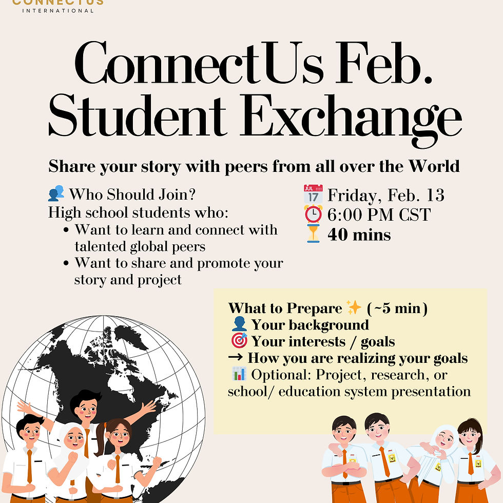 ConnectUs February HS Student Exchange