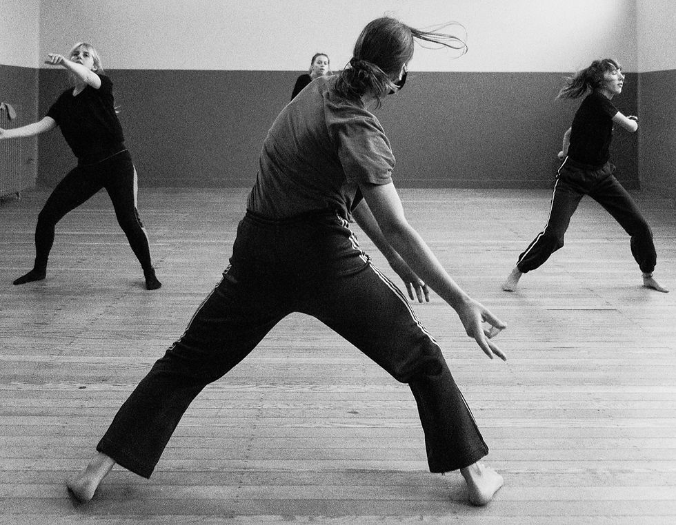 people doing somatic movement