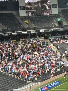 Huddersfield away end