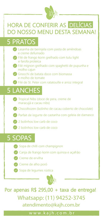 KIT DA SEMANA