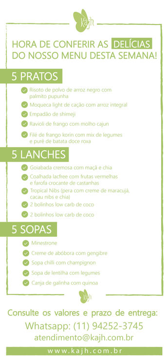 KIT DA SEMANA