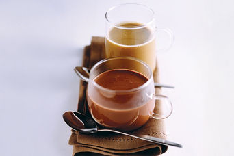 Capuccino x Chocolate quente