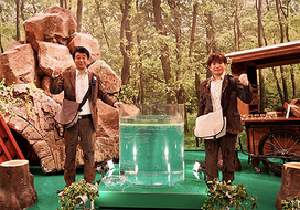 桜田愛音・谷かえ　フジテレビone「よゐこ風呂」