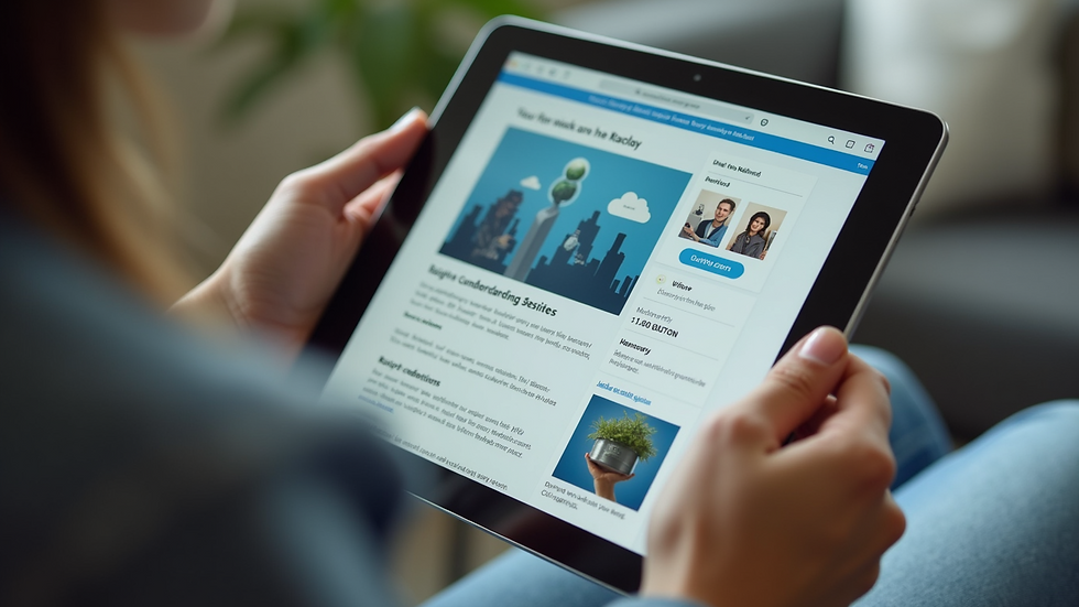 Close-up view of a crowdfunding campaign page on a tablet