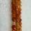 Thumbnail: Carnelian round faceted 8mm semiprecious stones 15 inches strand