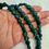 Thumbnail: Porcelain Beads, Bright Glazed Porcelain, Flat Round, DarkGreen/Teal