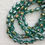 Thumbnail: 10x7mm Marine Metallic Teal Czech Glass Fire Polished Tear Drops