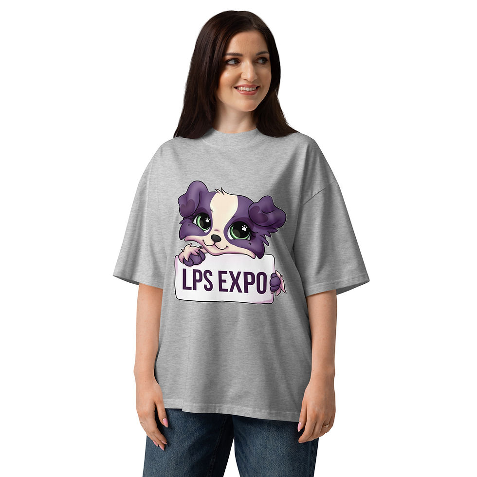 Thumbnail: Unisex Organic Oversized High Neck Expo T-shirt