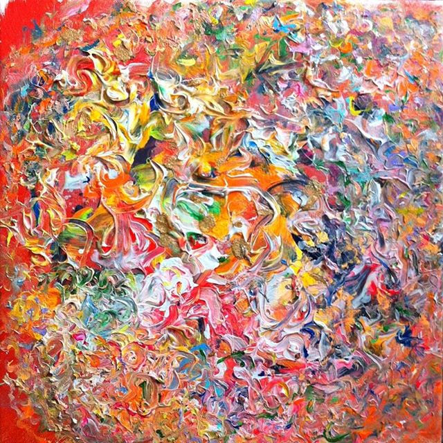 To all who keeps one’s wellness- I support you-, acrylic on canvas