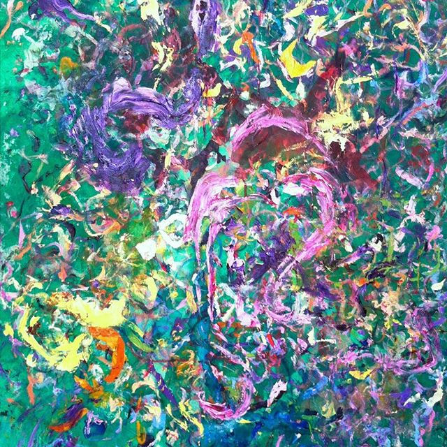 Pasture, 58x40, acrylic on canvas