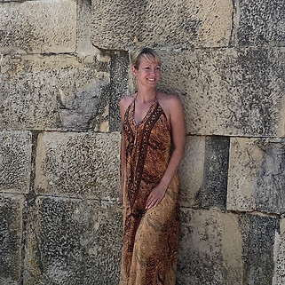 Jennifer am Castillo de Moraira