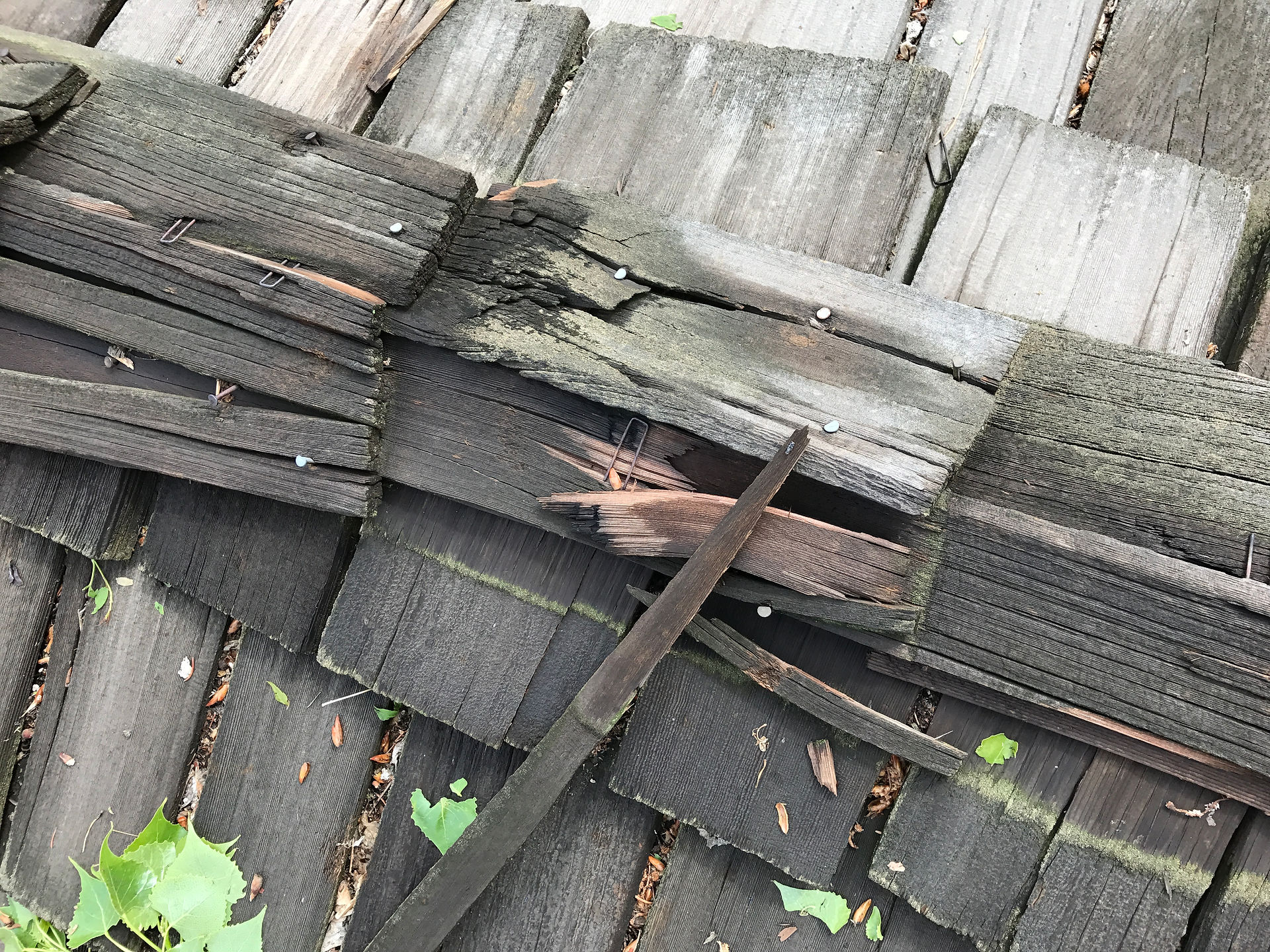 Cedar Shake Shingle Roof Hail Damage