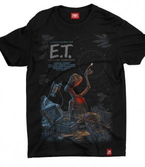 Camiseta E.T. Movie ET Preto Chemical C2043