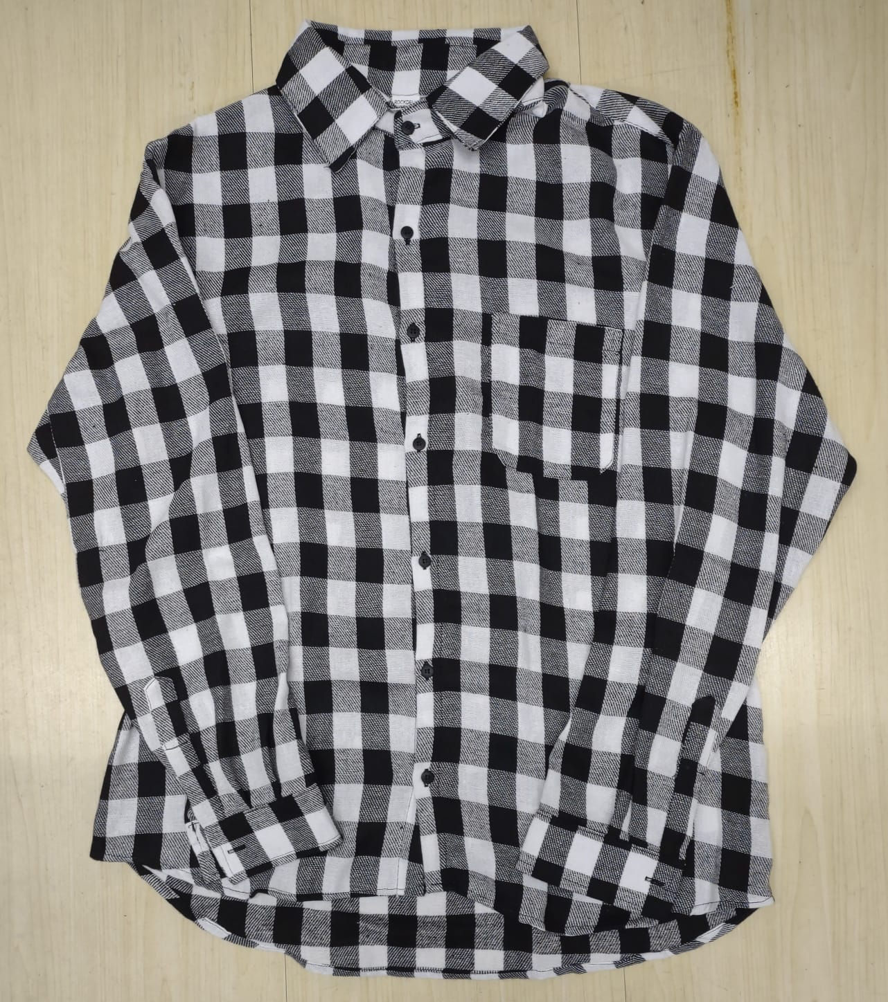 Camisa Xadrez Preto Rockdelli RXA3