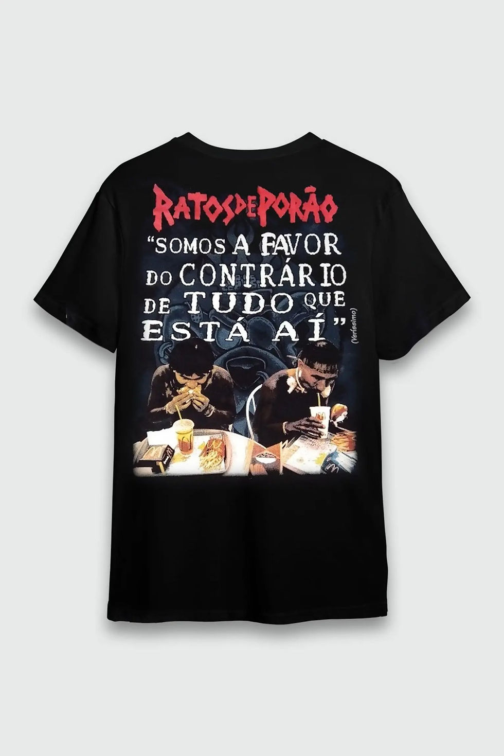 Miniatura: Camiseta Ratos de Porão Verissimo Preto OF0039