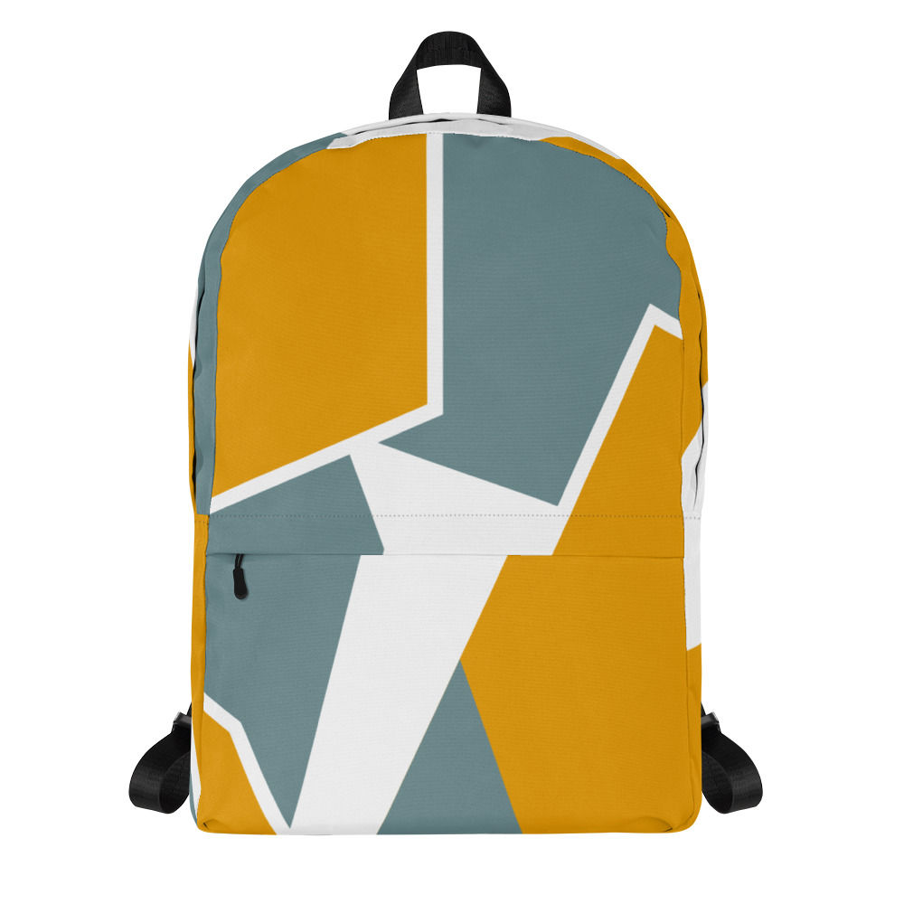 Kids Orange/Grey Backpack