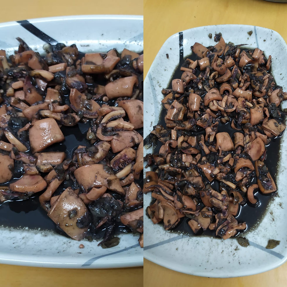 Calamares en su tinta