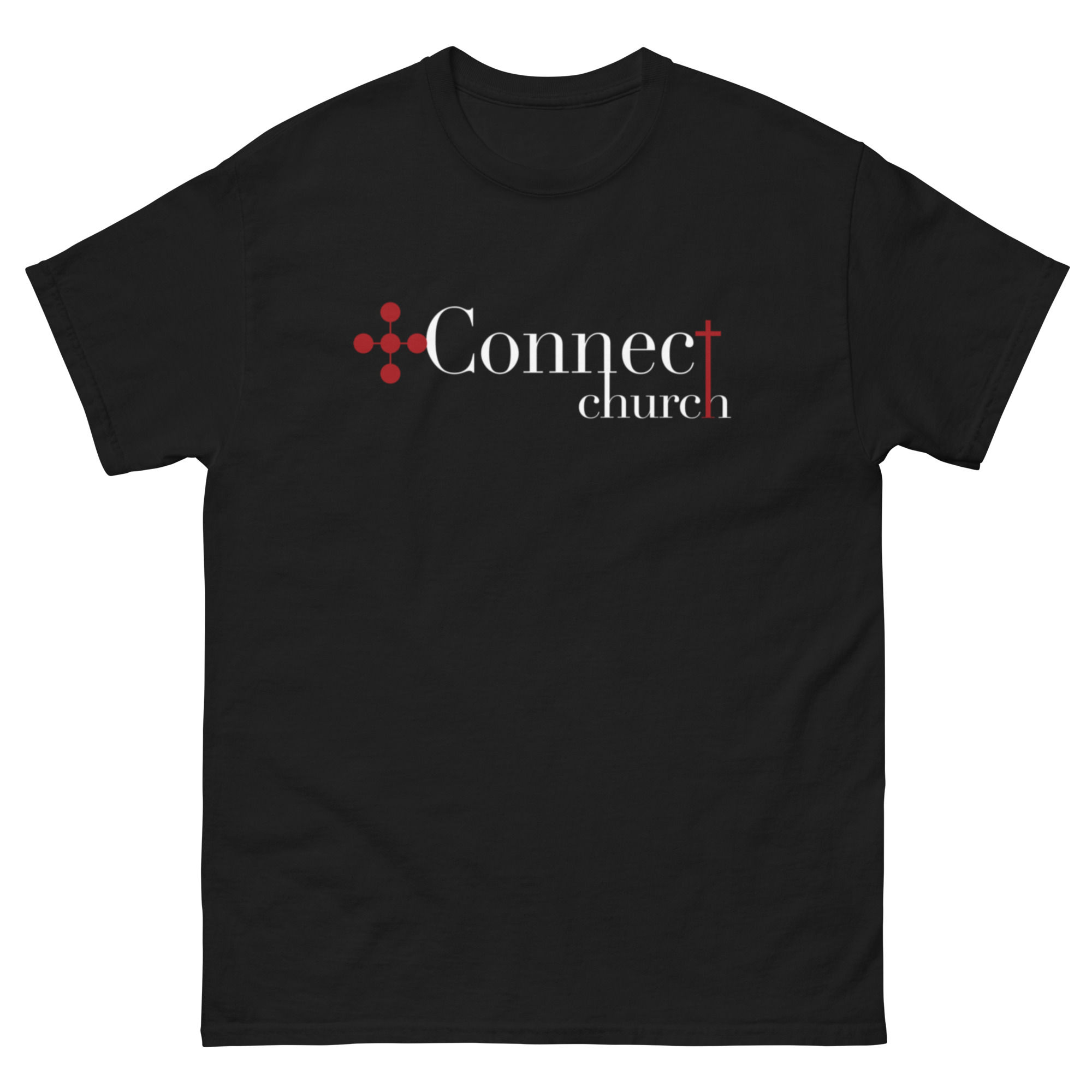 Red and Black Logo Tee
