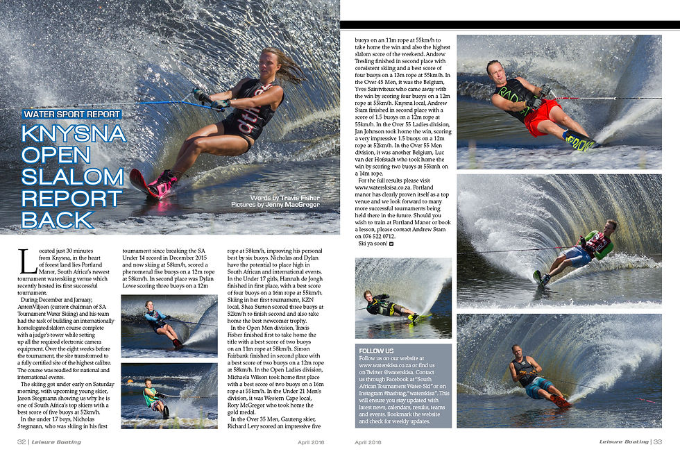 Water Sport Report