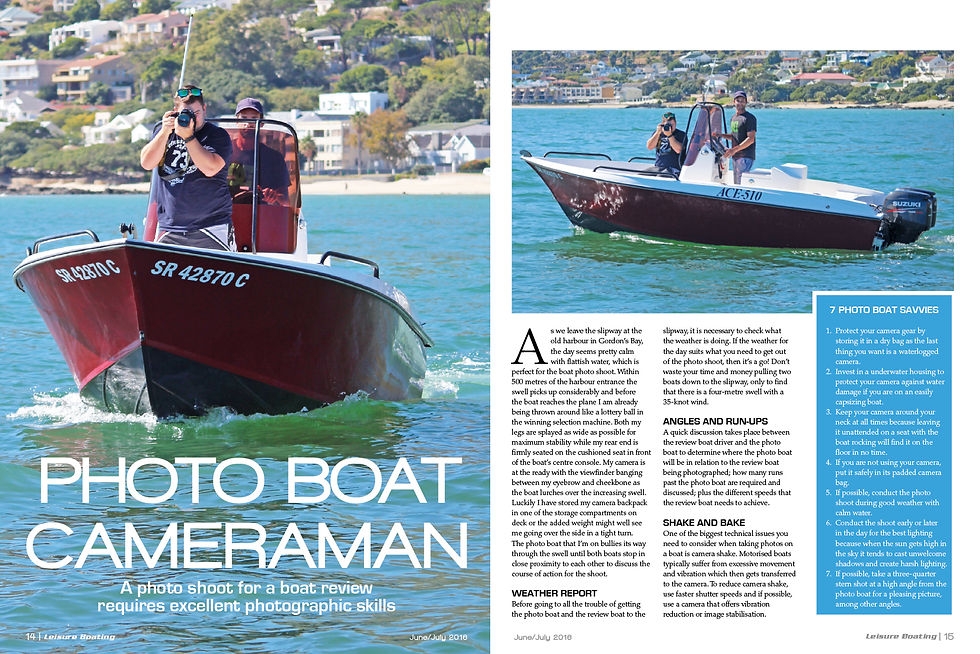 Photo Boat Cameraman