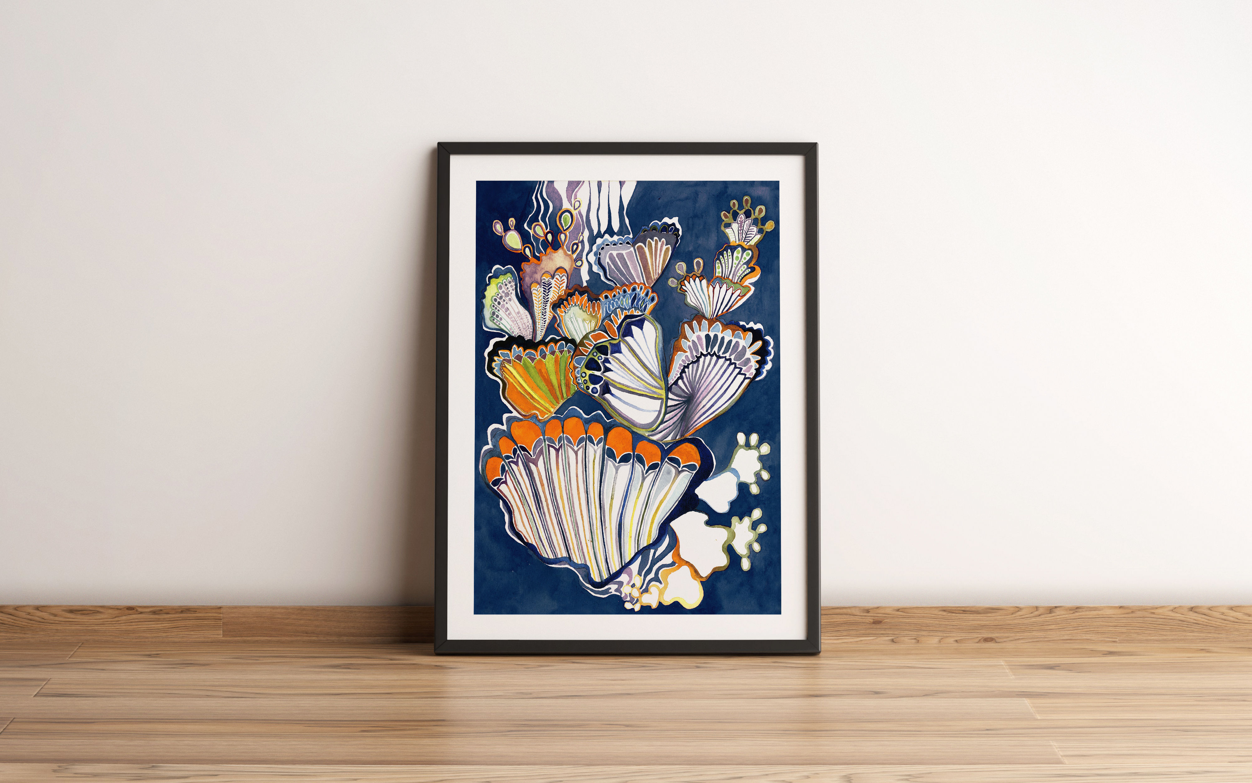 Butterfly Spaceship blue