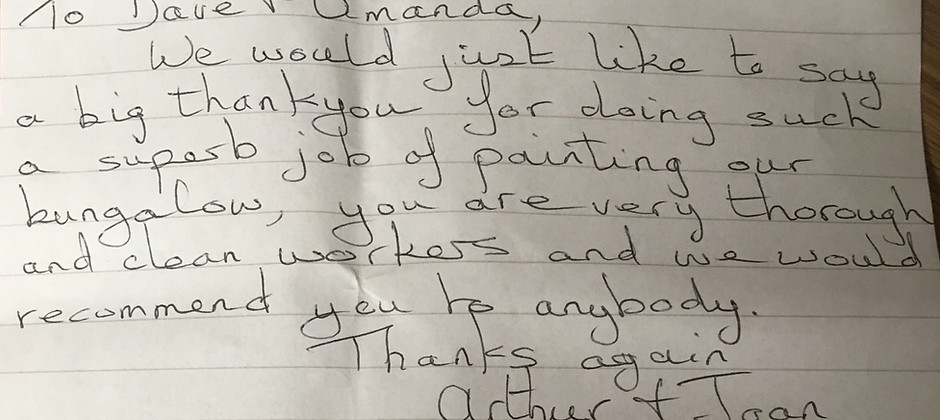 Thank You Letter