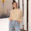 Thumbnail: MIBOSO Rainbow Colored Women's Cropped Pullover 