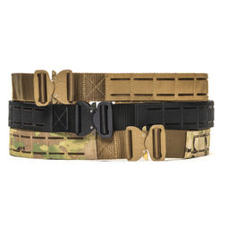 Multiple tactical belts with various colors and styles. Tac Shield tactical American made gear.