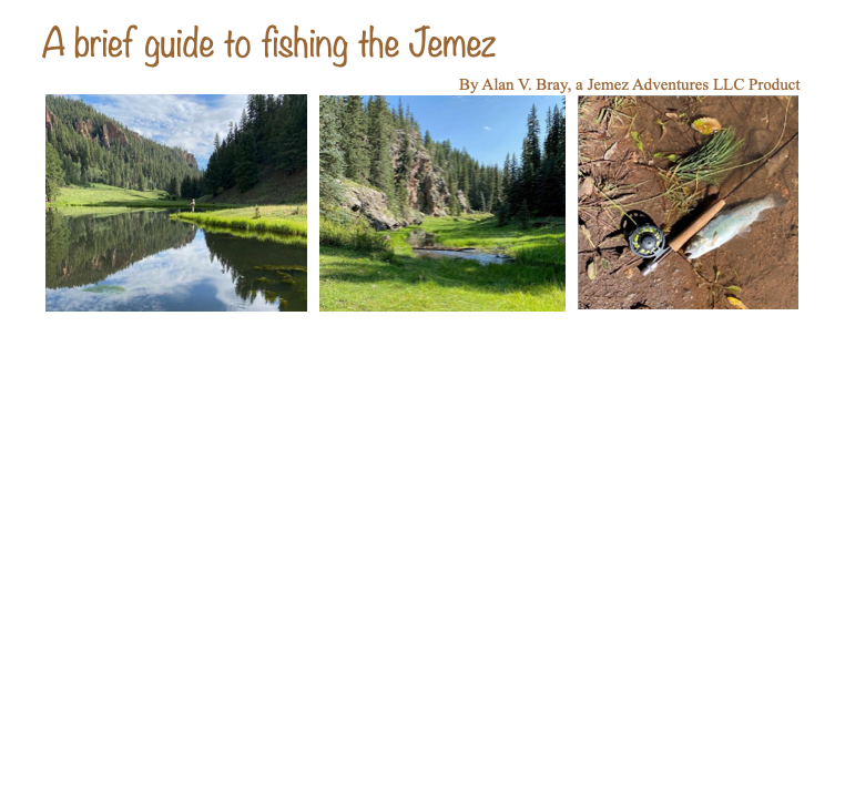 Thumbnail: A Brief Guide to Fishing the Jemez
