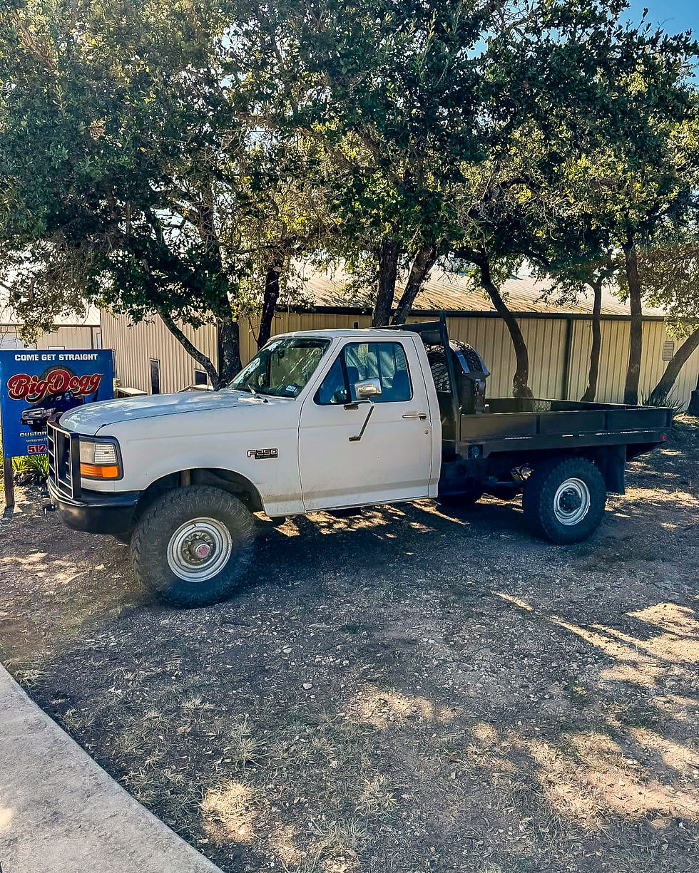 F250 truck parked outside Big Dogg Diesel