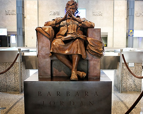 Barbara Jordan Statue; Austin; Austin-Bergstrom International Airport