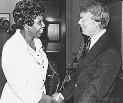 Barbara Jordan; Jimmy Carter