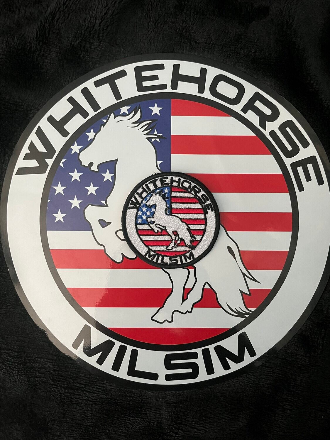 Whitehorse Milsim Embroidered Patch